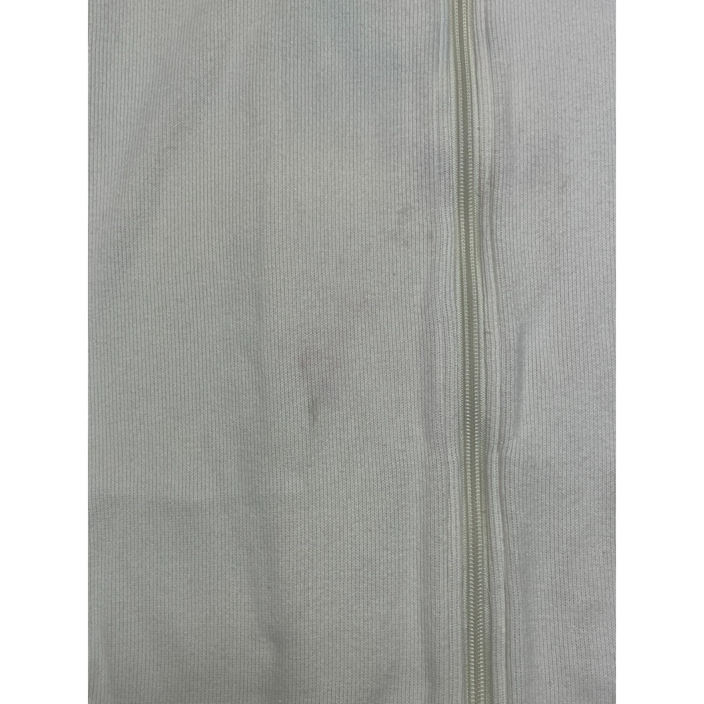 Polo Ralph Lauren Track Jacket Sweatshirt Ivory Black Large Striped Read - Picture 4 of 16